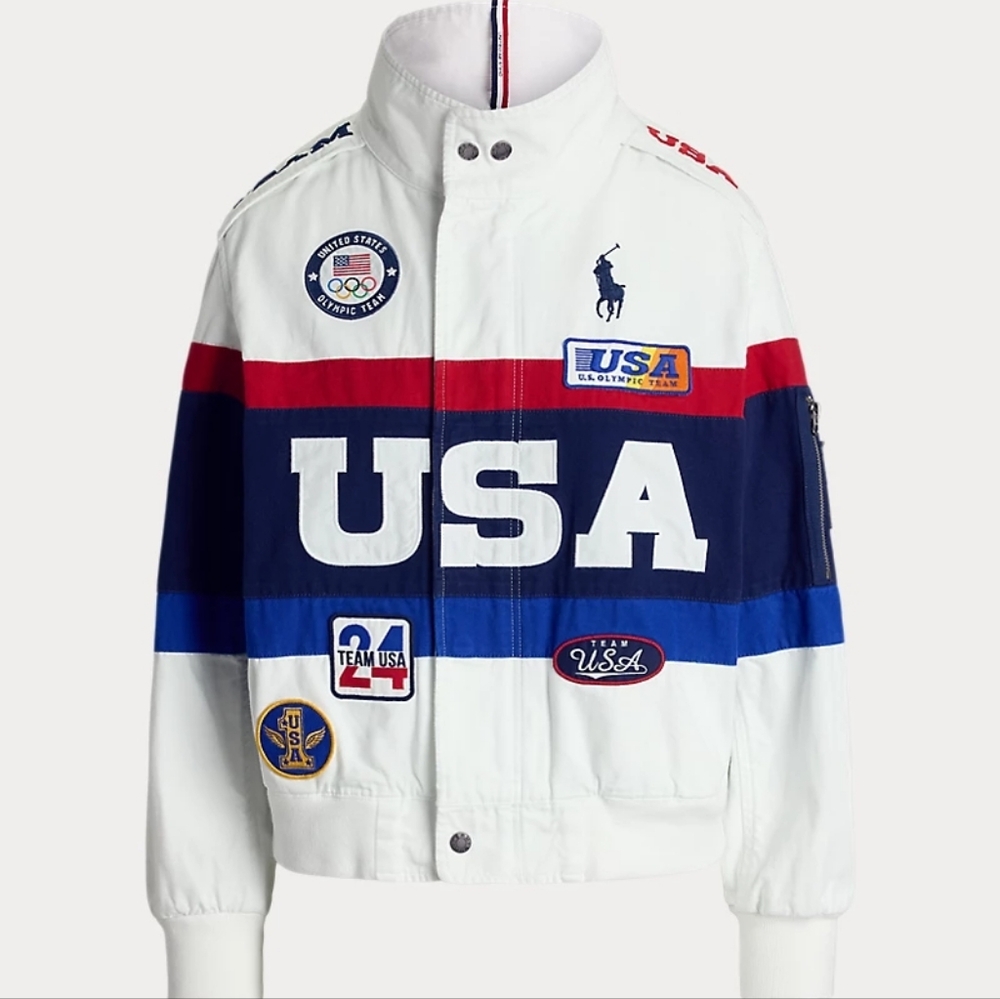 Polo by Ralph Lauren Team USA Closing Ceremony Jacket - Red, White, and Blue